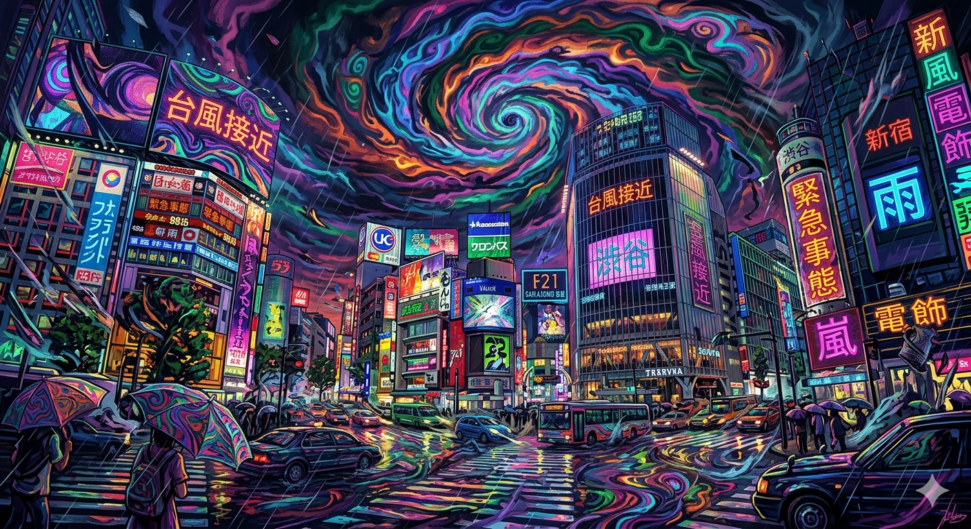 2026年台風6号のイメージ
